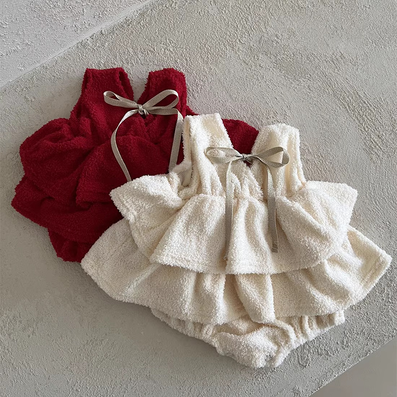 Baby Clothing Outlet - 2025 Winter Neue Baby Mädchen Ärmellose