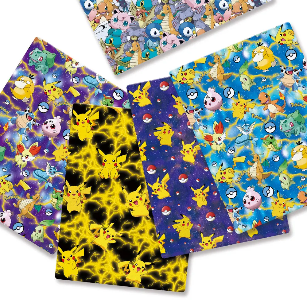 Baby Clothing Quilt - Pokemon Cartoon Fabric140*50cm Handgemachte Nähen Patchwork
