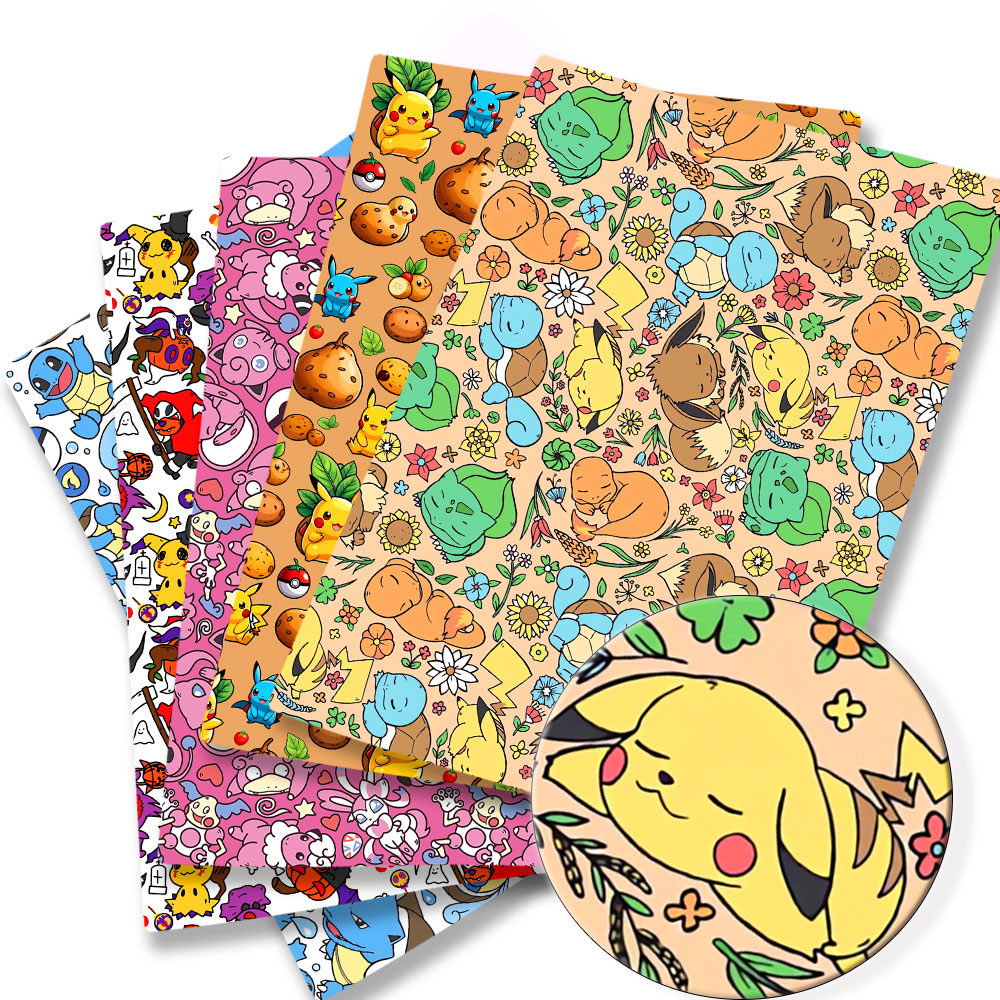 Baby Clothing Quilt - Pokemon Cartoon Fabric140*50cm Handgemachte Nähen Patchwork
