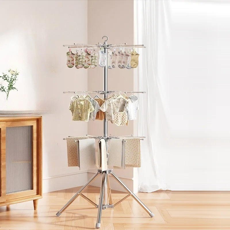 Baby Clothing Display - Wäscheständer für Babykleidung, faltbarer Wäscheständer für
