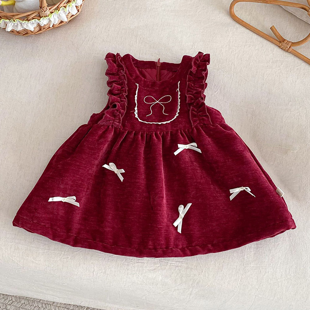 Mädchen-Weihnachtskleid, ärmel – Baby Clothing Quilt Bewertung und Preis