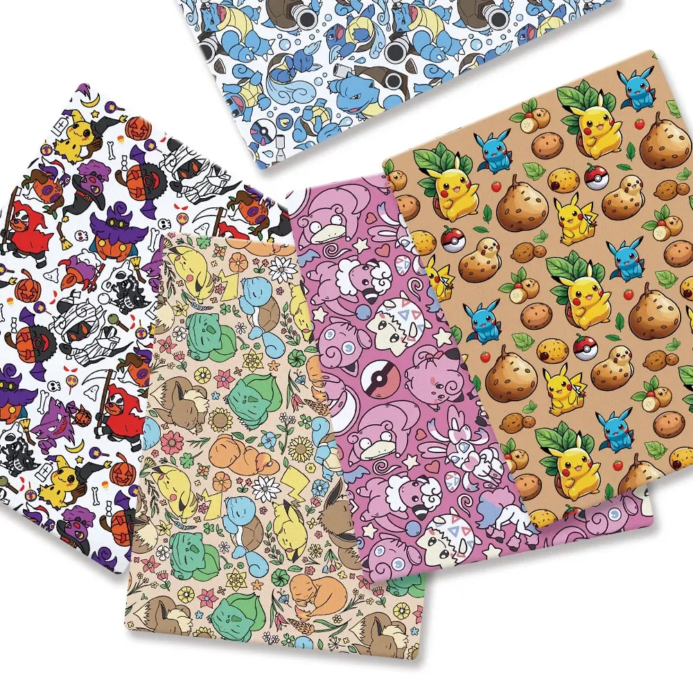 Pokemon Cartoon Fabric140*50cm – Baby Clothing Quilt Bewertung und Preis